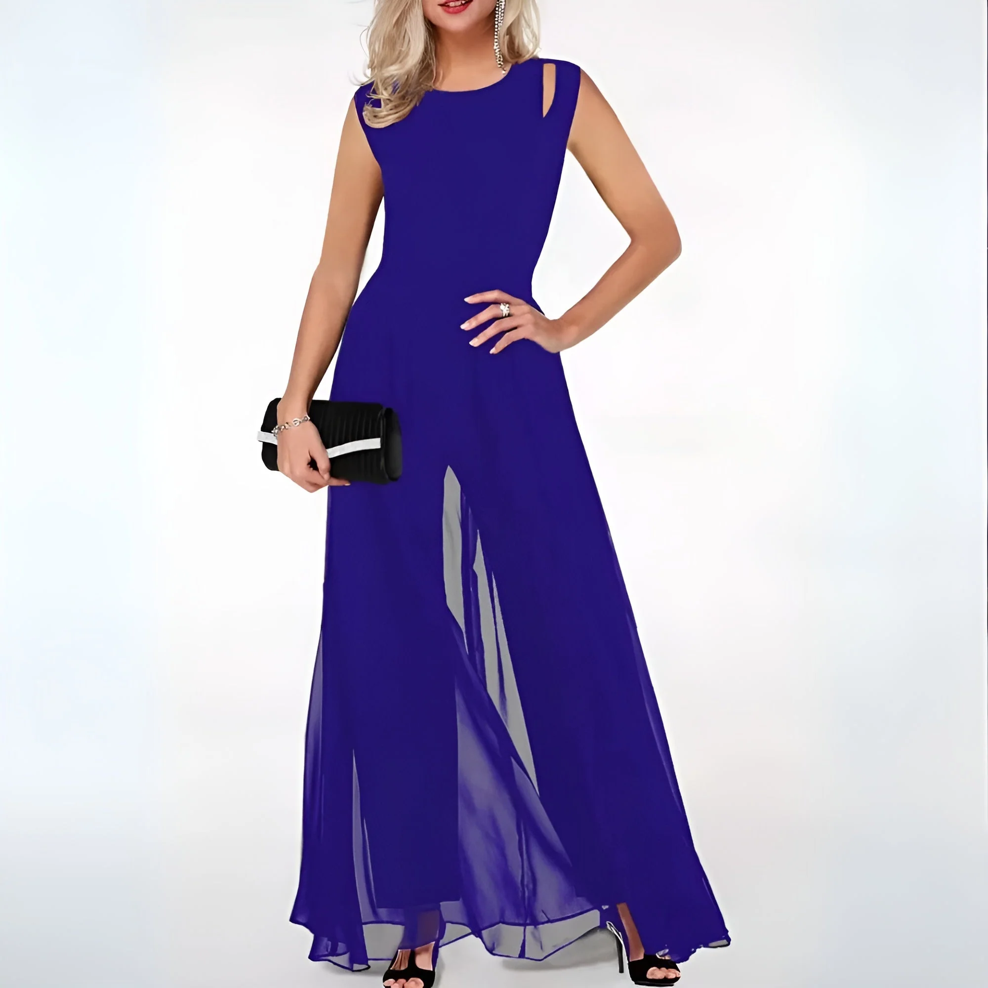 Naisten Jumpsuit Trendikäs Kevyt Materiaali - Image 4
