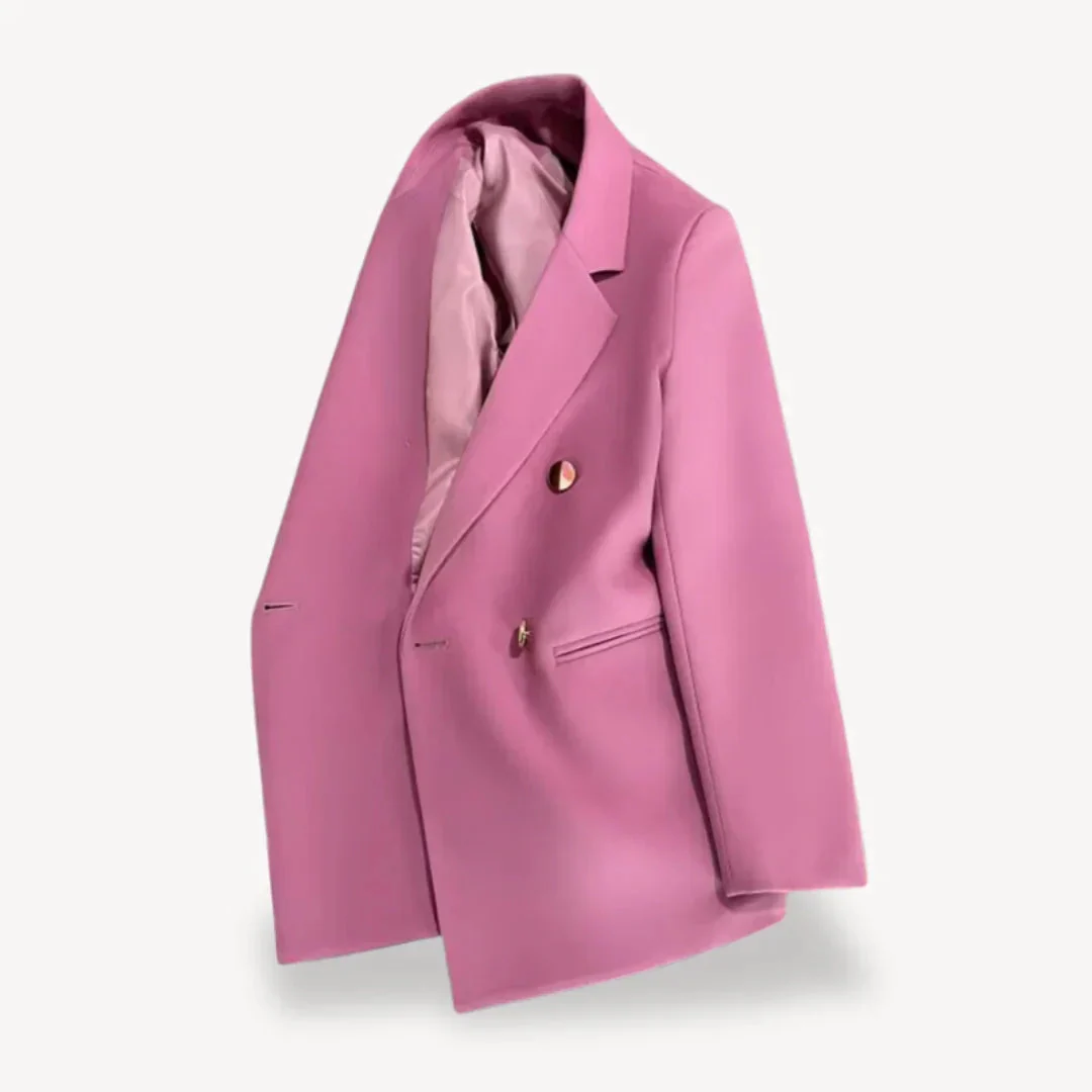 Naisten Kaksirivinen Bleiseri Muodollinen Takkityyli - Image 8