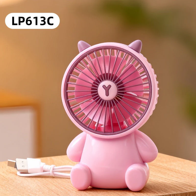 Naisten Käsituuletin Eläinaiheinen Design Kompakti USB-lataus - Image 6