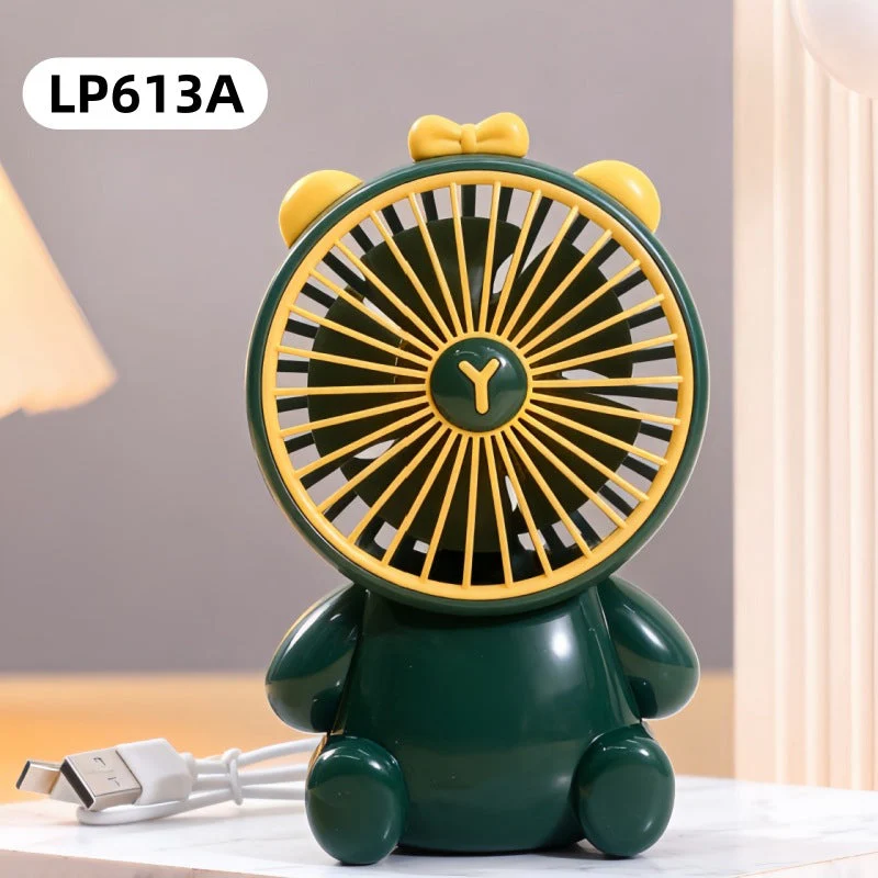 Naisten Käsituuletin Eläinaiheinen Design Kompakti USB-lataus - Image 8