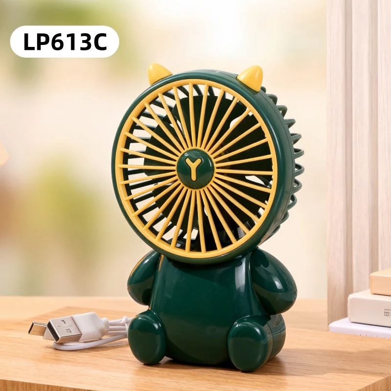 Naisten Käsituuletin Eläinaiheinen Design Kompakti USB-lataus - Image 9