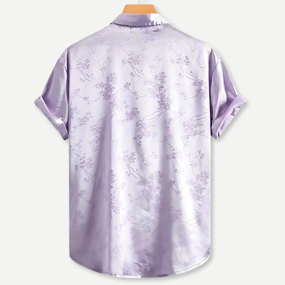 Naisten Kauluspaita Kukallinen Design Rento Laadukas Kangas - Image 3