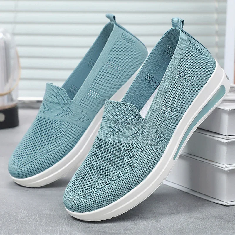 Naisten Kevät Kesä Vapaa-ajan Kengät Kevyt Verkko Sneakerit - Image 2