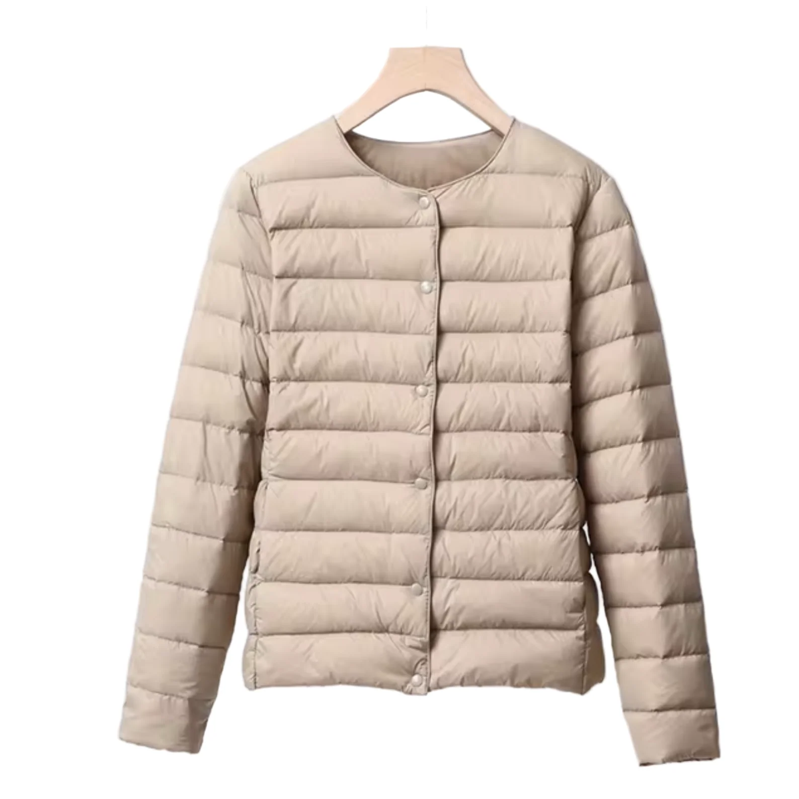 Naisten Kevyt Kylmätakki Slim Fit
