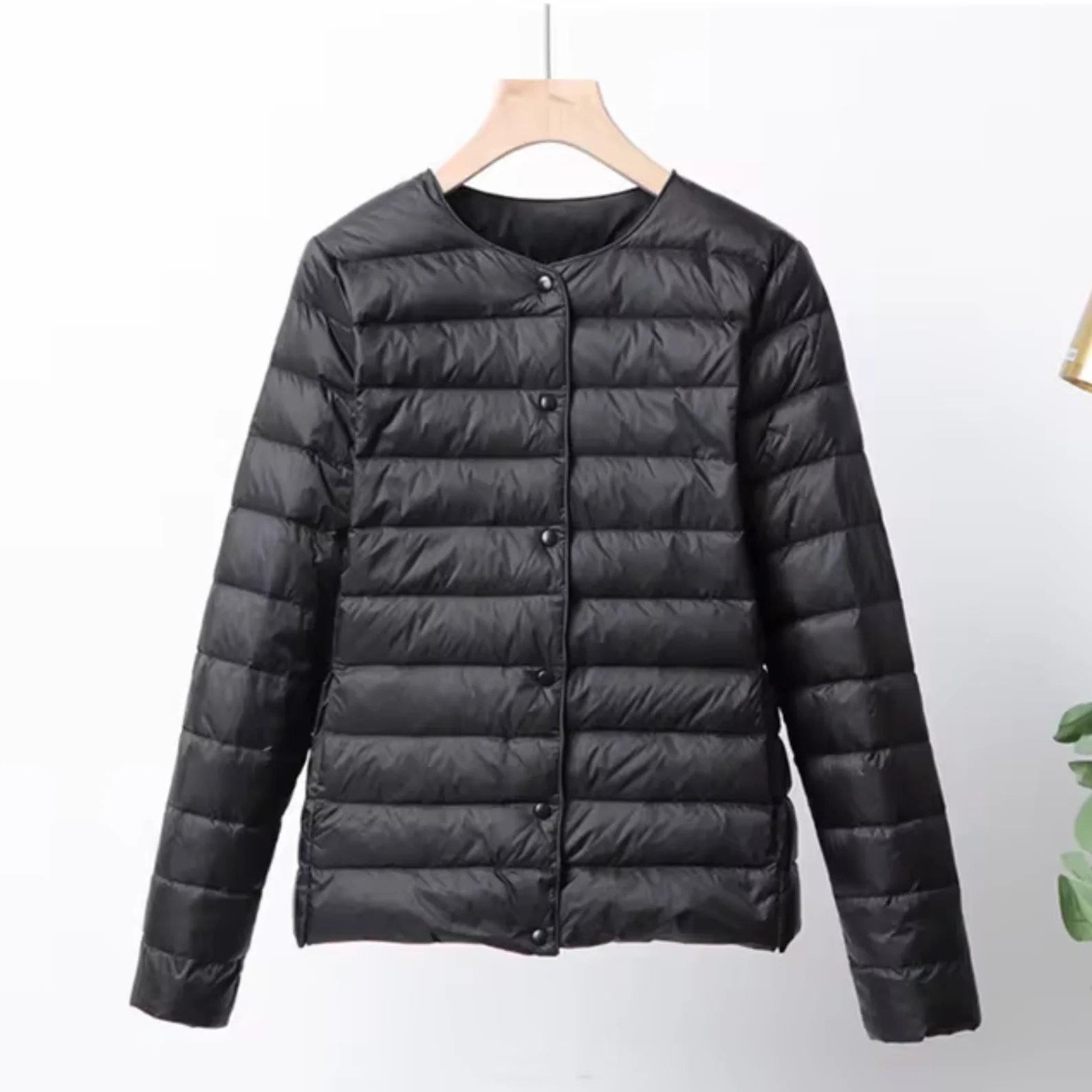 Naisten Kevyt Kylmätakki Slim Fit - Image 7