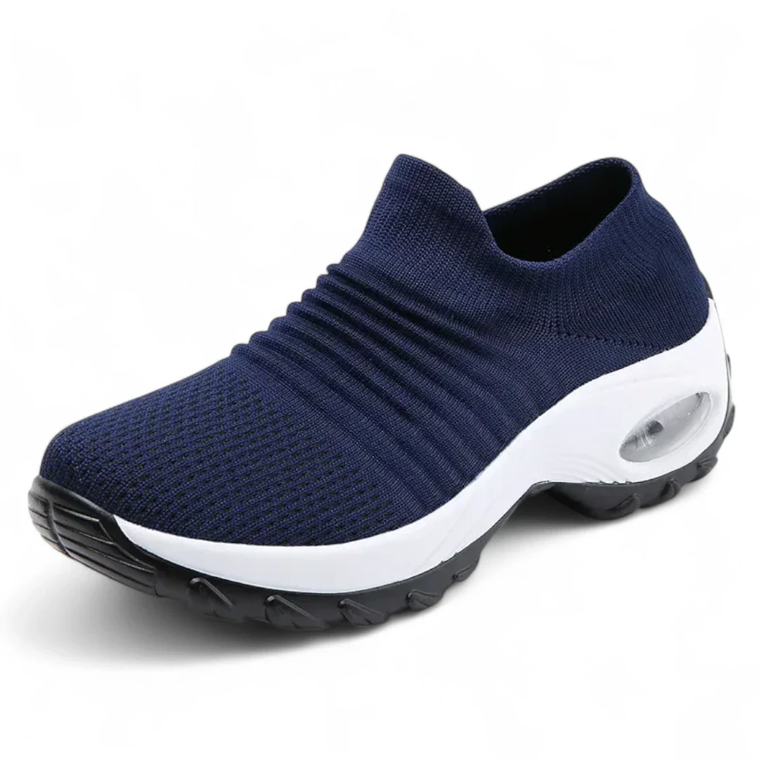 Naisten Korkeutta Nostavat Sneakerit Kestävä Kangas Kumipohja - Image 7