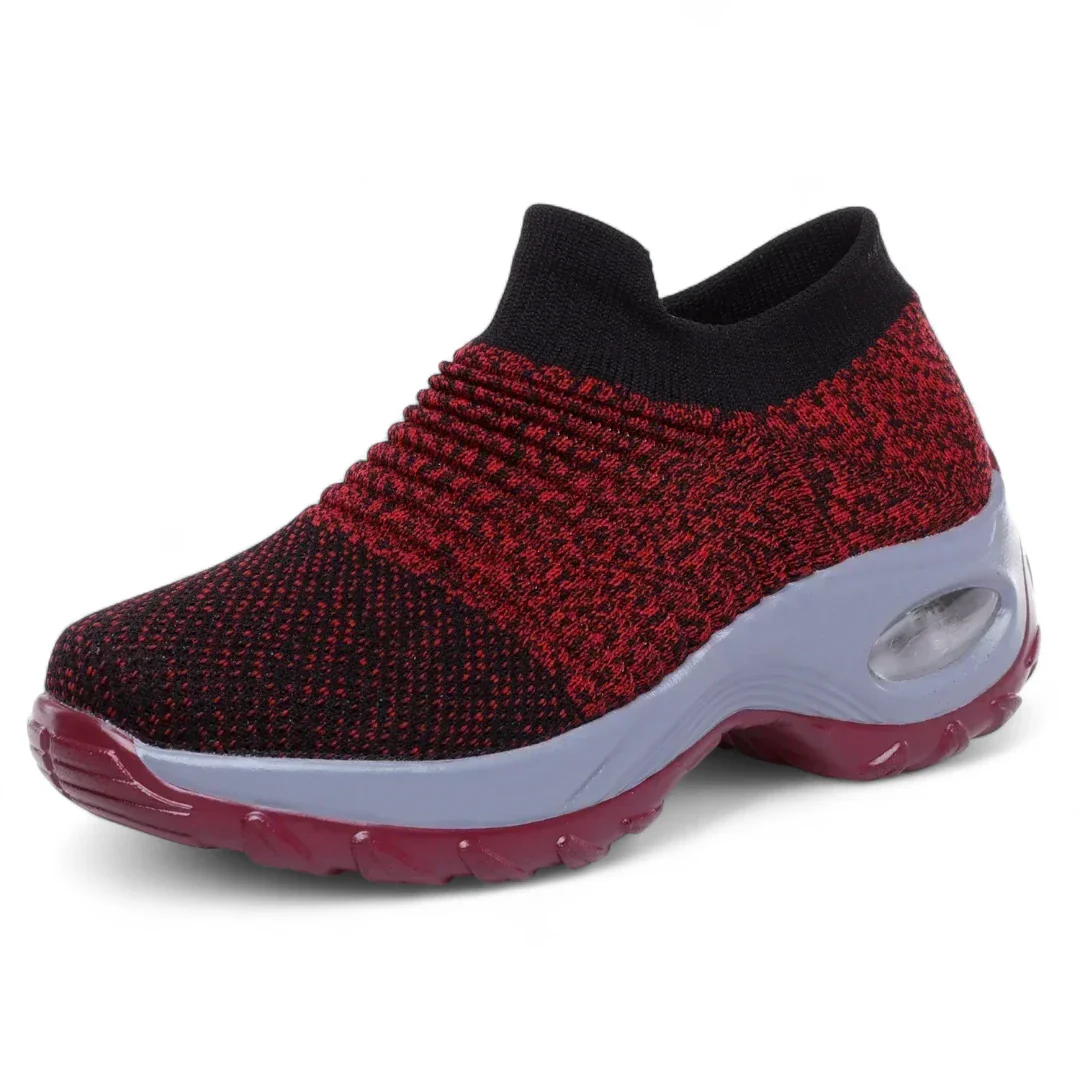 Naisten Korkeutta Nostavat Sneakerit Kestävä Kangas Kumipohja - Image 9