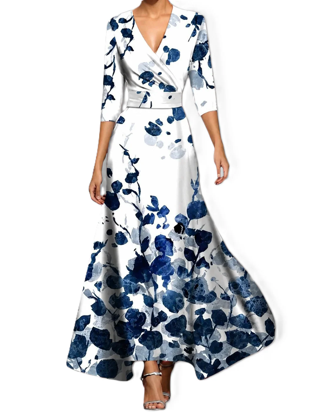 Naisten Kukallinen Mekko Elegantti Design - Image 7