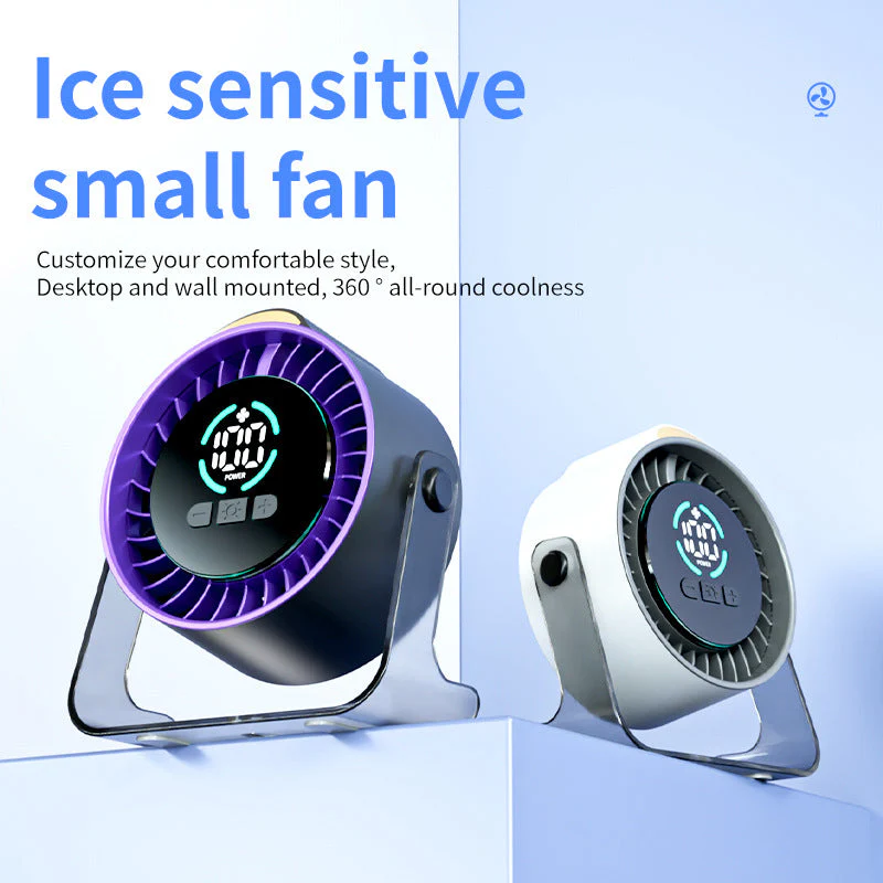 Ladattava Tuuletin Modernilla Designilla Pöytä- ja Seinäkiinnitys - Image 4
