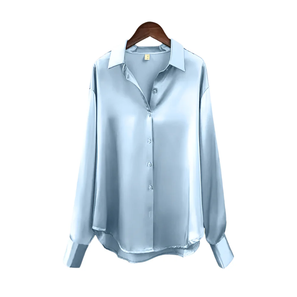 Naisten Lapel Button Pusero - Image 13