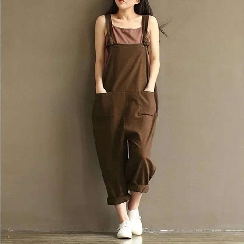 Naisten löysä rento Harem haalari Jumpsuit - Image 4