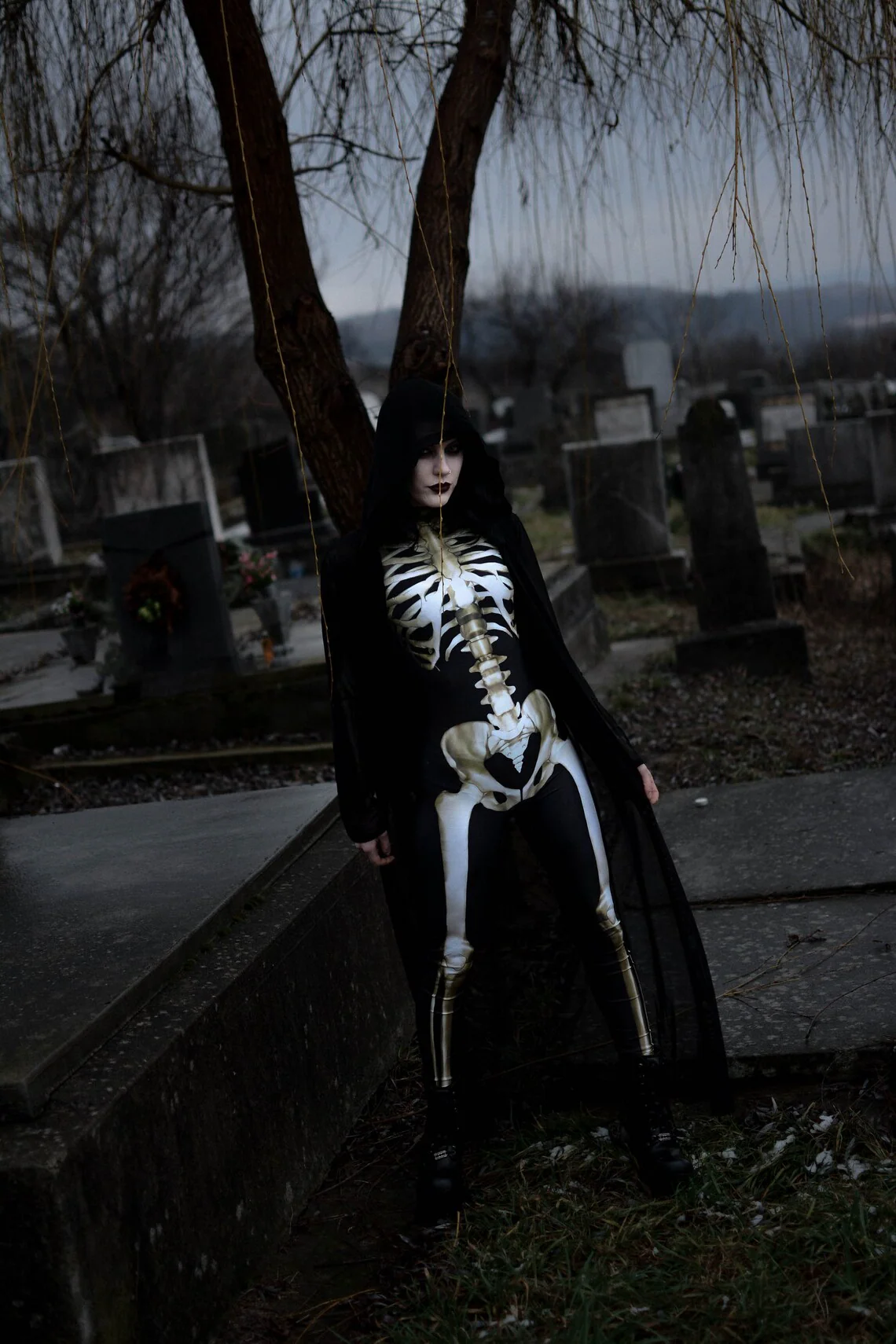 Naisten Luurankopuku Halloween-juhliin - Image 7