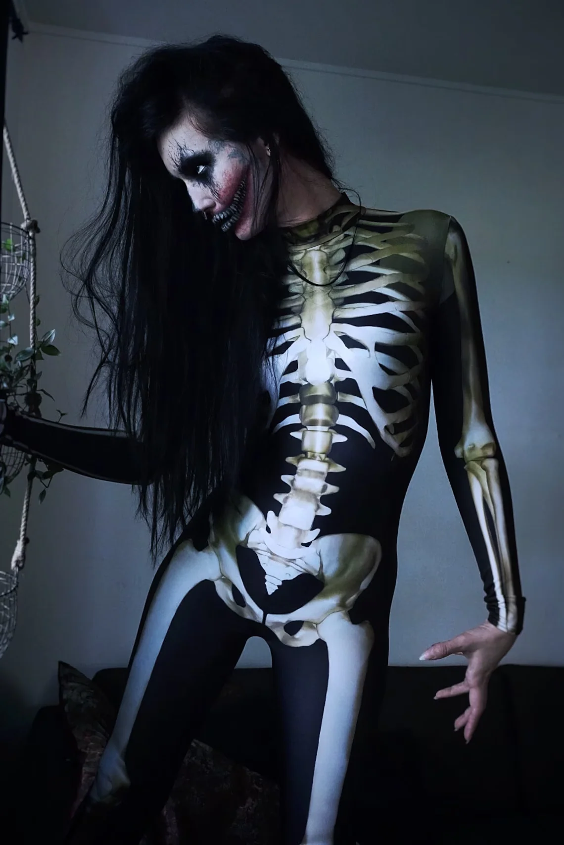 Naisten Luurankopuku Halloween-juhliin - Image 8