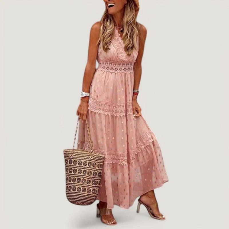 Naisten Maxi Mekko Boho Kesätyyli - Image 6