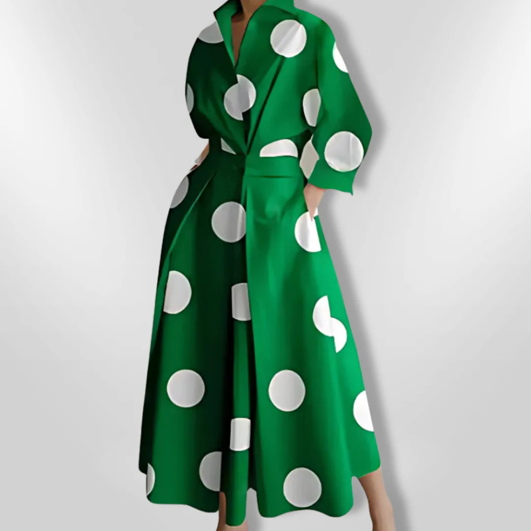 Naisten Maxi Mekko Suora Leikkaus Pehmeä Kangas - Image 8