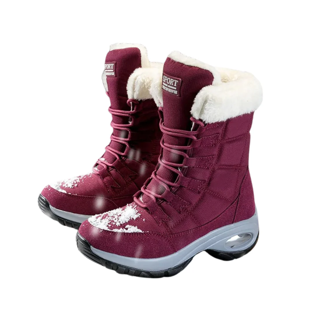 Naisten Mid-Calf Vedenpitävä Snow Boots - Image 3