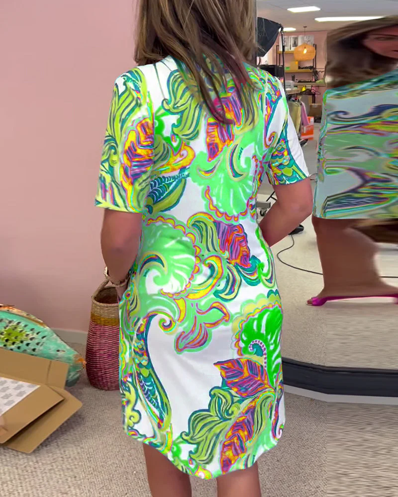 Naisten Midi Mekko Boho-tyyli Pehmeä Hengittävä Design - Image 9