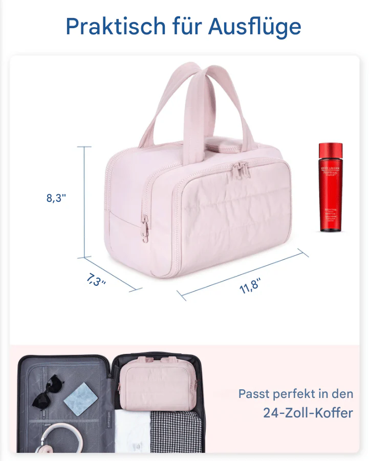 Naisten Monikäyttöinen Hygienialaukku Organisoitu - Image 9