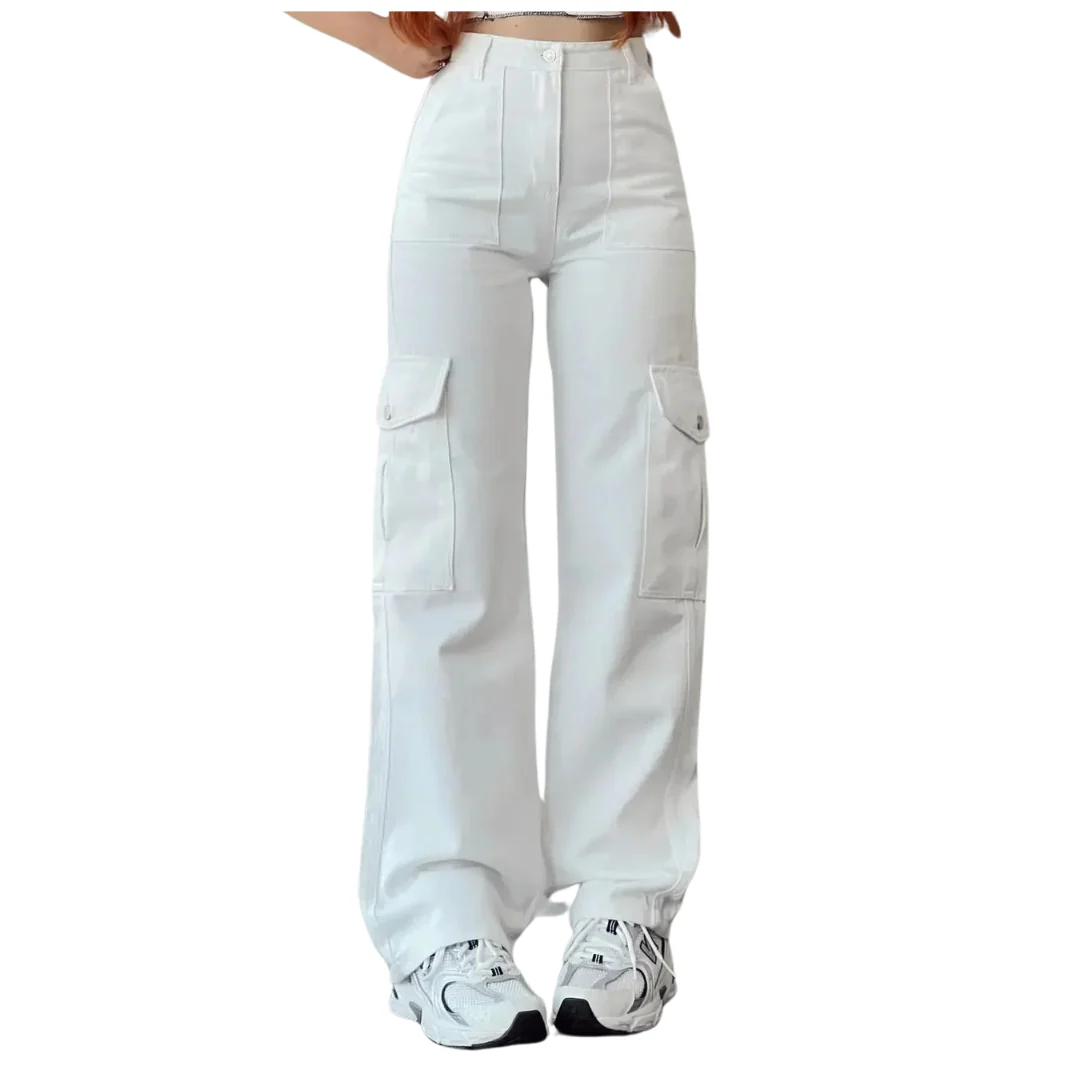 Naisten Multi Pocket Cargo -housut - Image 6