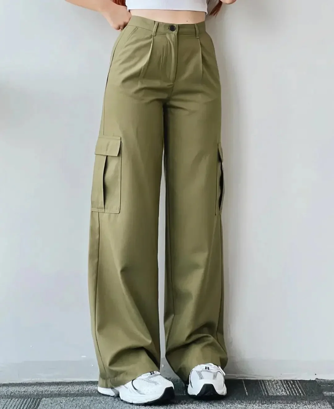 Naisten Multi Pocket Cargo -housut - Image 7