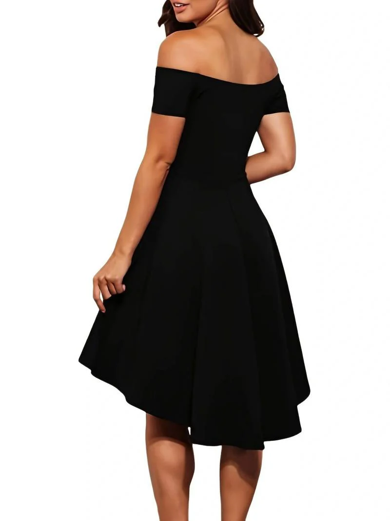 Naisten Off-Shoulder Juhlamekko Tyylikäs - Image 3
