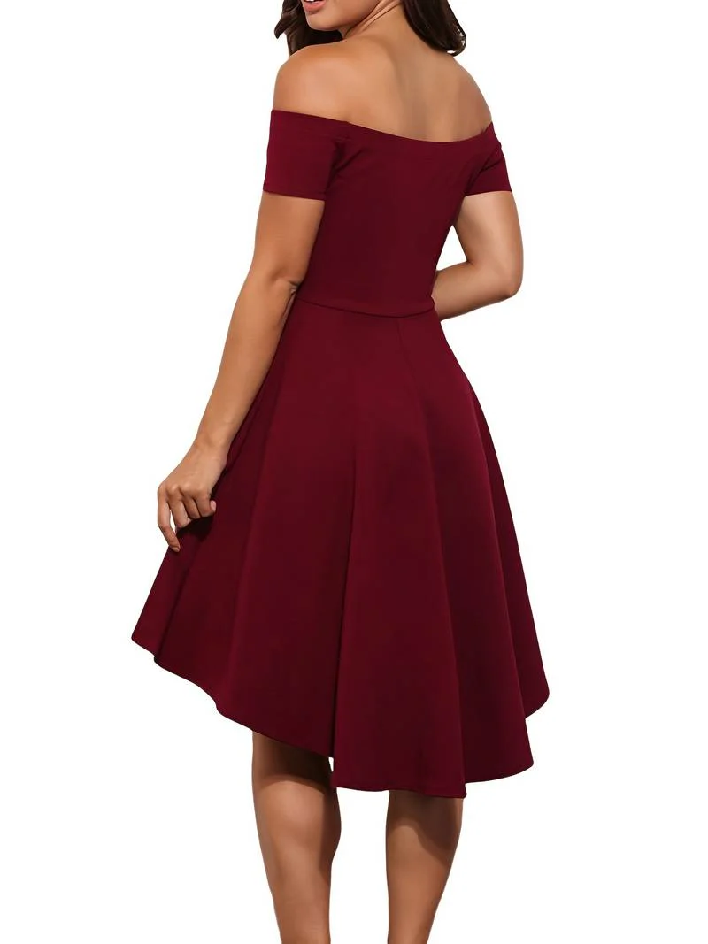 Naisten Off-Shoulder Juhlamekko Tyylikäs - Image 6