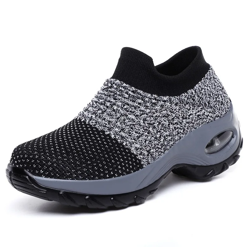 Naisten Terapeuttinen Sneakerit Alustalla Musta Valkoinen Punainen - Image 11