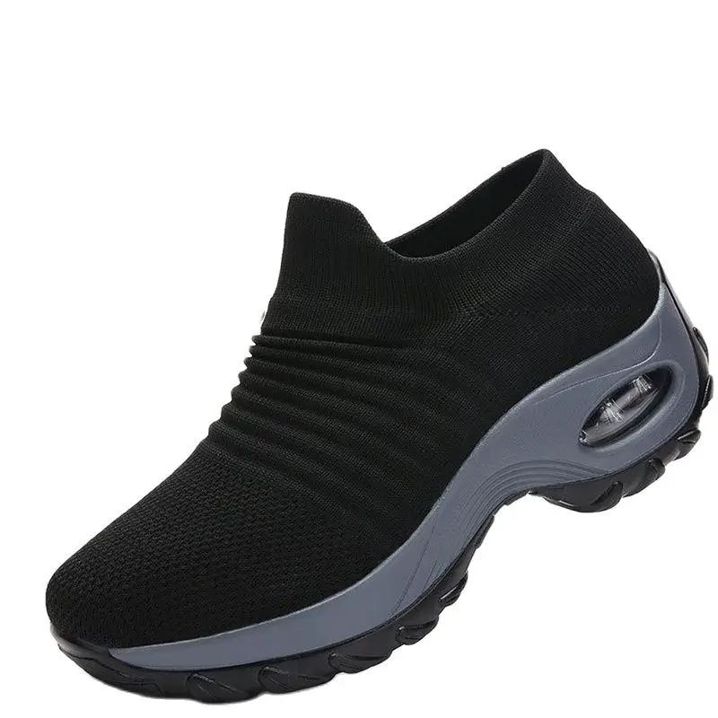 Naisten Terapeuttinen Sneakerit Alustalla Musta Valkoinen Punainen - Image 3