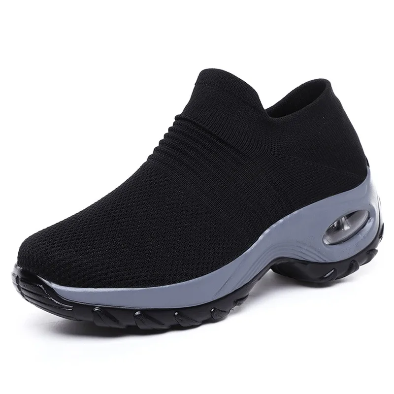 Naisten Terapeuttinen Sneakerit Alustalla Musta Valkoinen Punainen - Image 8