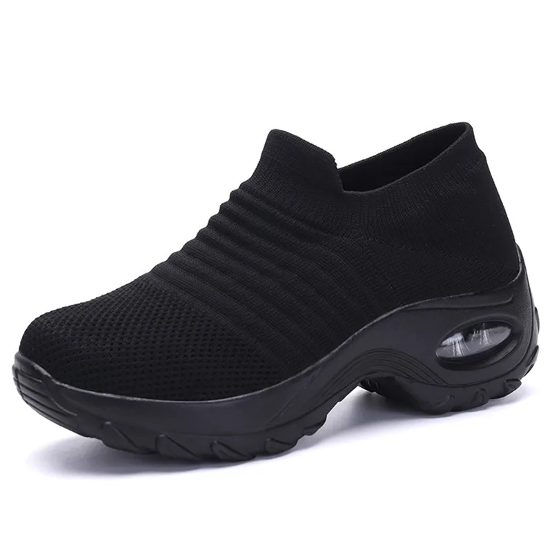 Naisten Terapeuttinen Sneakerit Alustalla Musta Valkoinen Punainen - Image 9