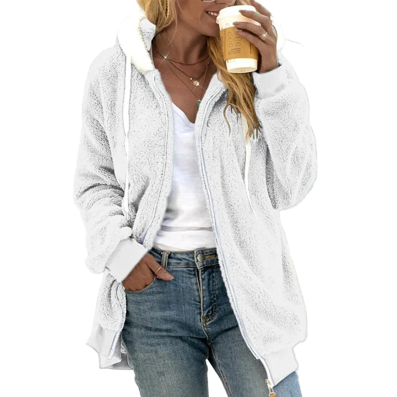 Naisten Oversized Hupputakki Teddy Fleece