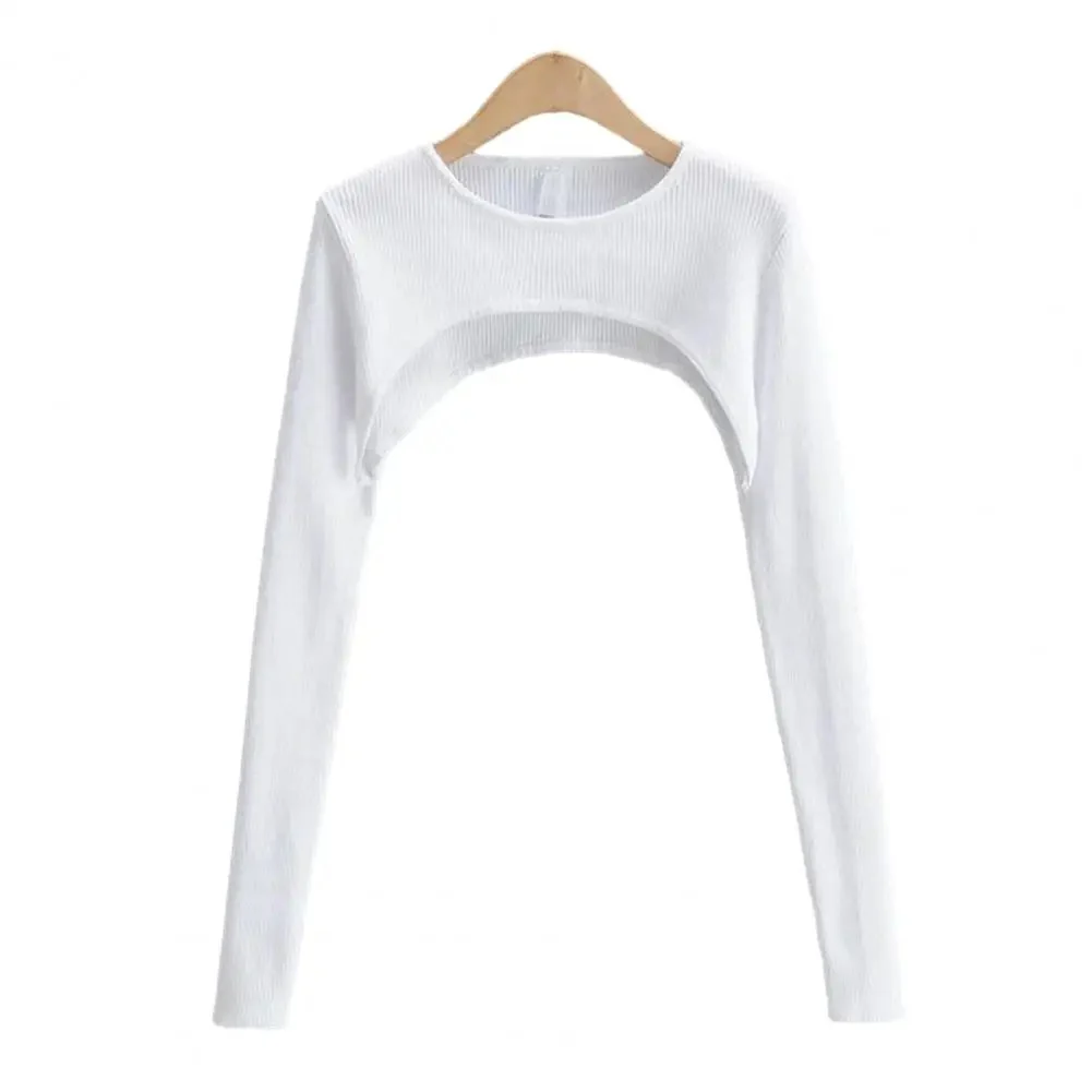 Naisten pehmeä neulottu Crop Top - Image 3