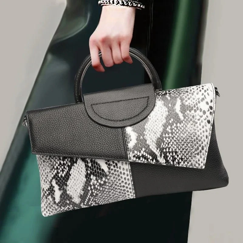 Naisten pehmeä PU nahka Crossbody käsilaukku - Image 12