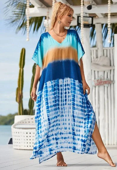 Naisten Pitkä Boho-mekko Graafinen Sateenkaari - Image 2