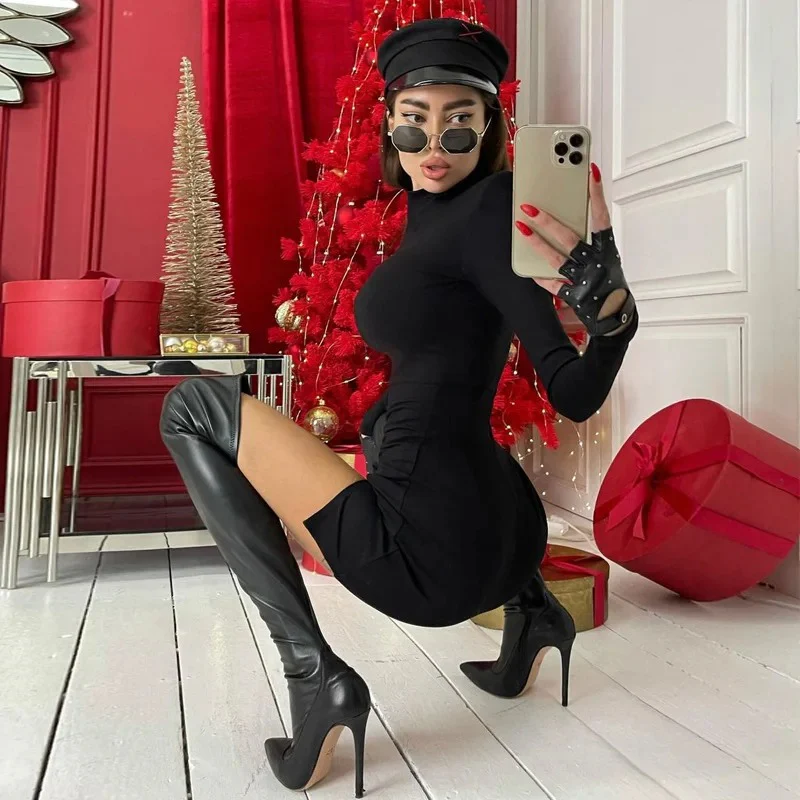 Naisten pitkähihainen bodycon - Image 9