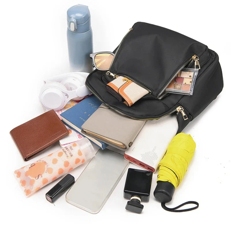 Naisten PU nahka Travel reppu - Image 10