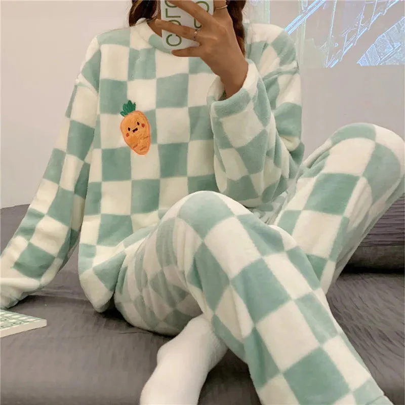 Naisten Pyjama Pehmeä Katooni Mukavuus - Image 2