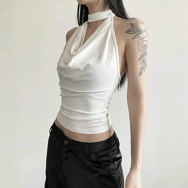 Naisten rento halterneck-toppi - Image 7