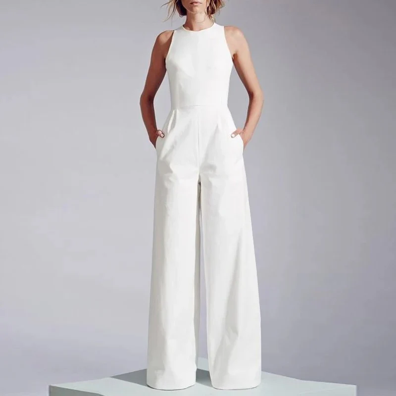 Naisten Rento Vyötärö Tank Playsuit - Image 2