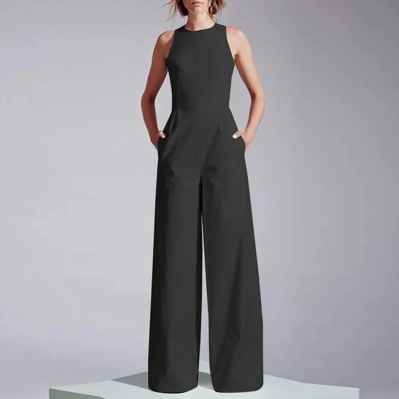 Naisten Rento Vyötärö Tank Playsuit - Image 3