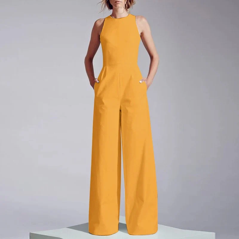 Naisten Rento Vyötärö Tank Playsuit - Image 4