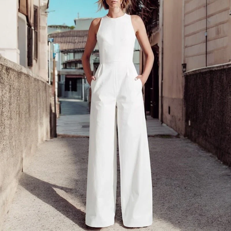 Naisten Rento Vyötärö Tank Playsuit - Image 7