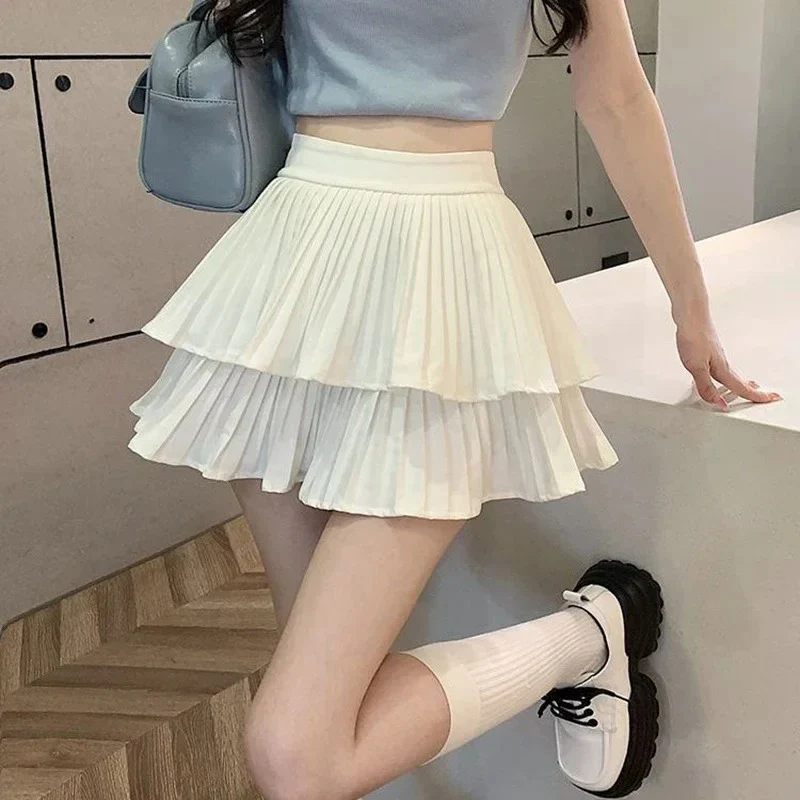 Naisten röyhelö High-Waist Lolita hameen - Image 4