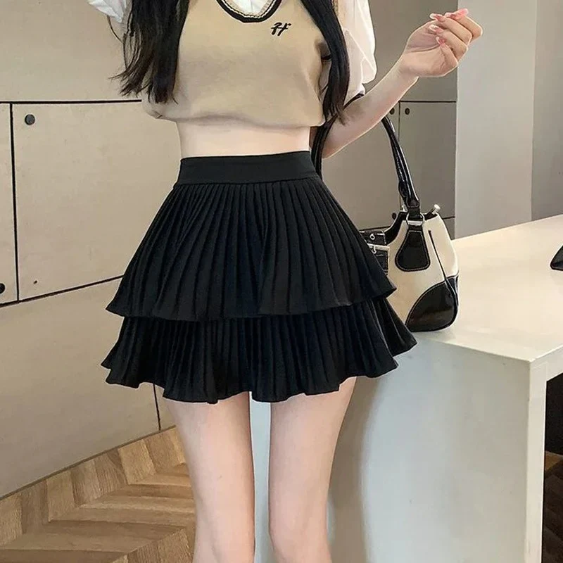 Naisten röyhelö High-Waist Lolita hameen - Image 7
