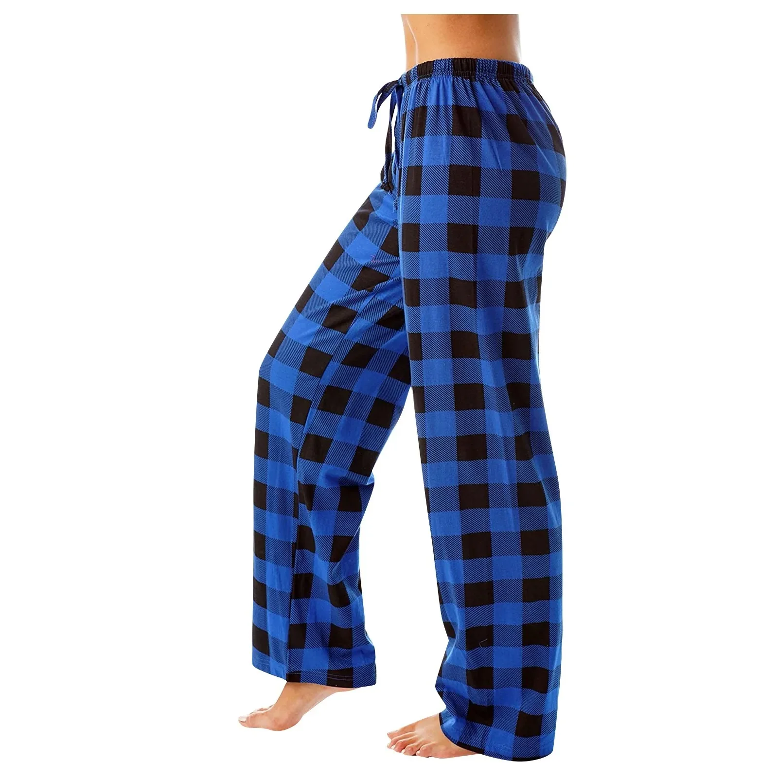 Naisten ruudullinen painettu pyjama - Image 10