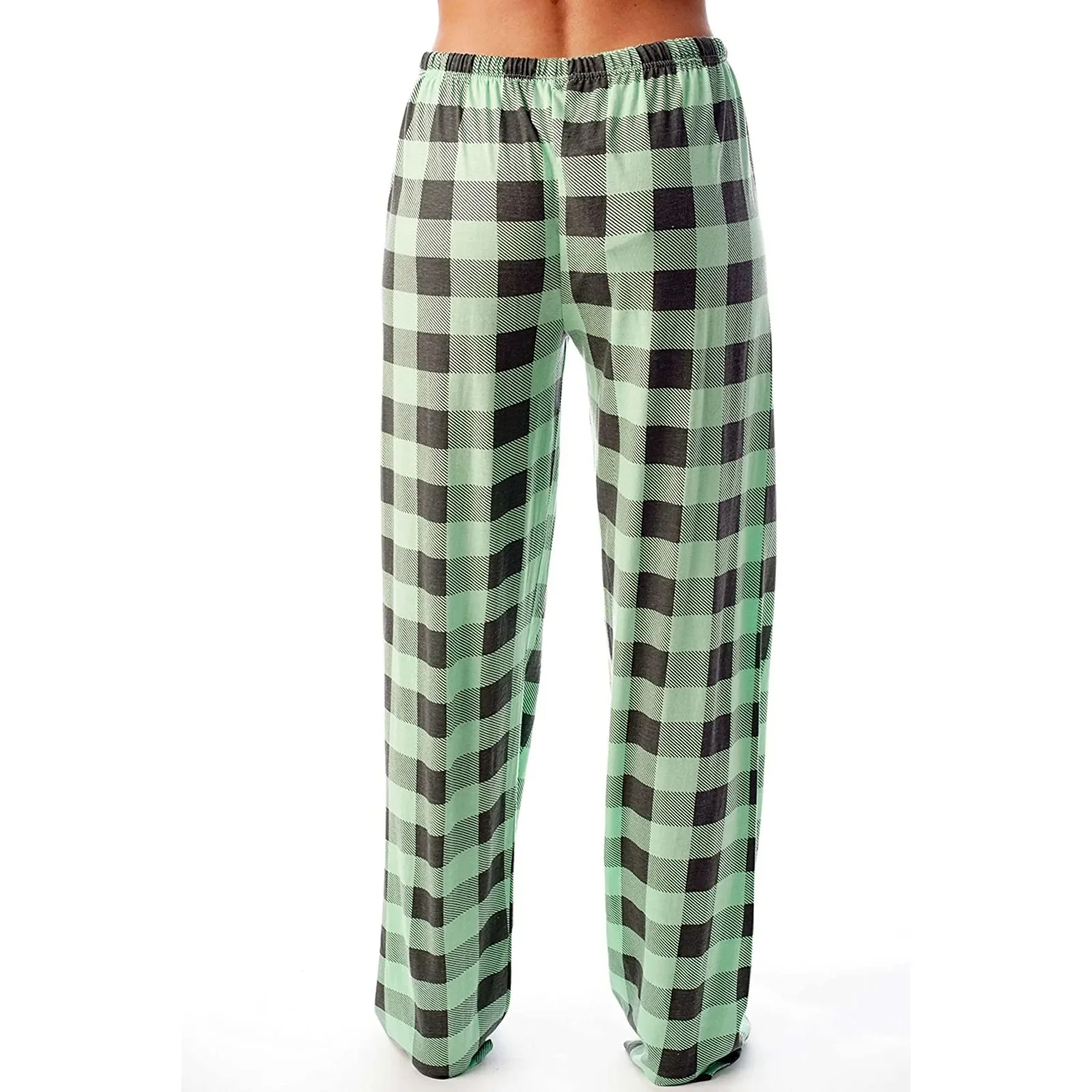 Naisten ruudullinen painettu pyjama - Image 13