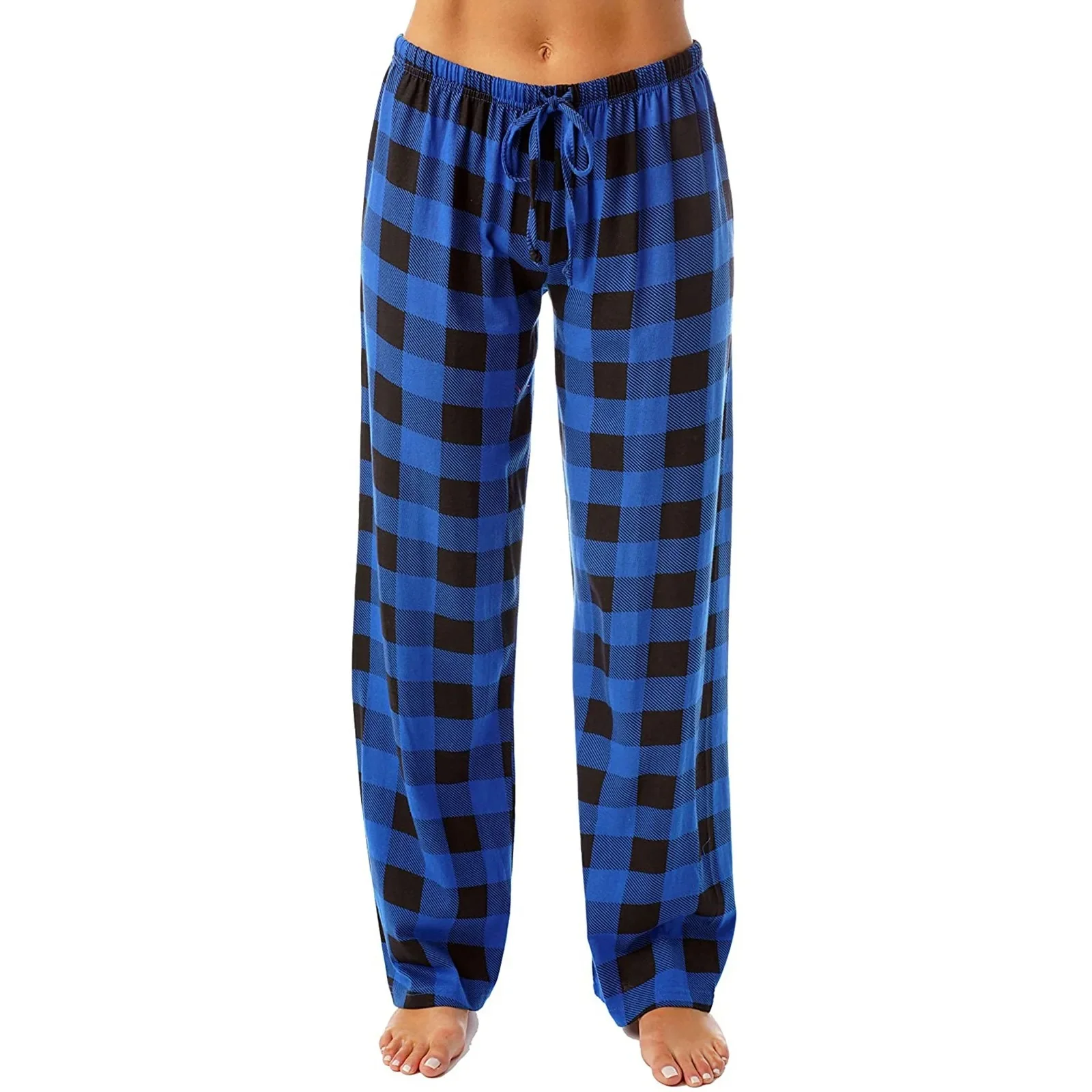 Naisten ruudullinen painettu pyjama - Image 3