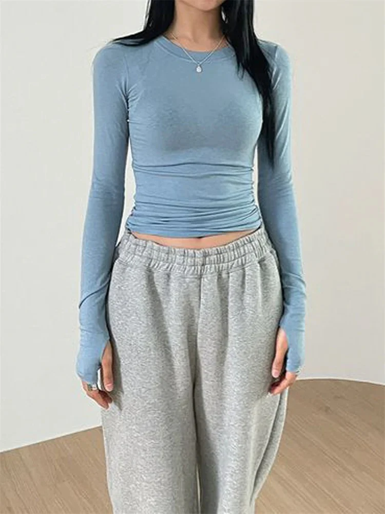 Naisten Slim Fit Round Neck Topit - Image 11