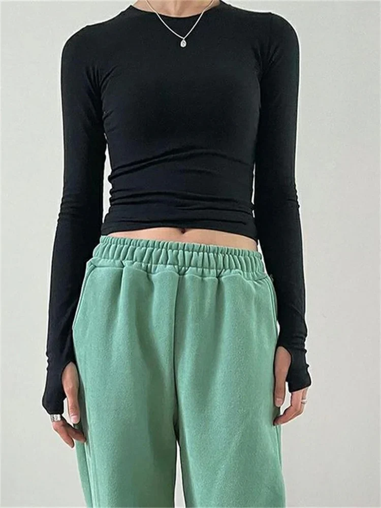 Naisten Slim Fit Round Neck Topit - Image 8