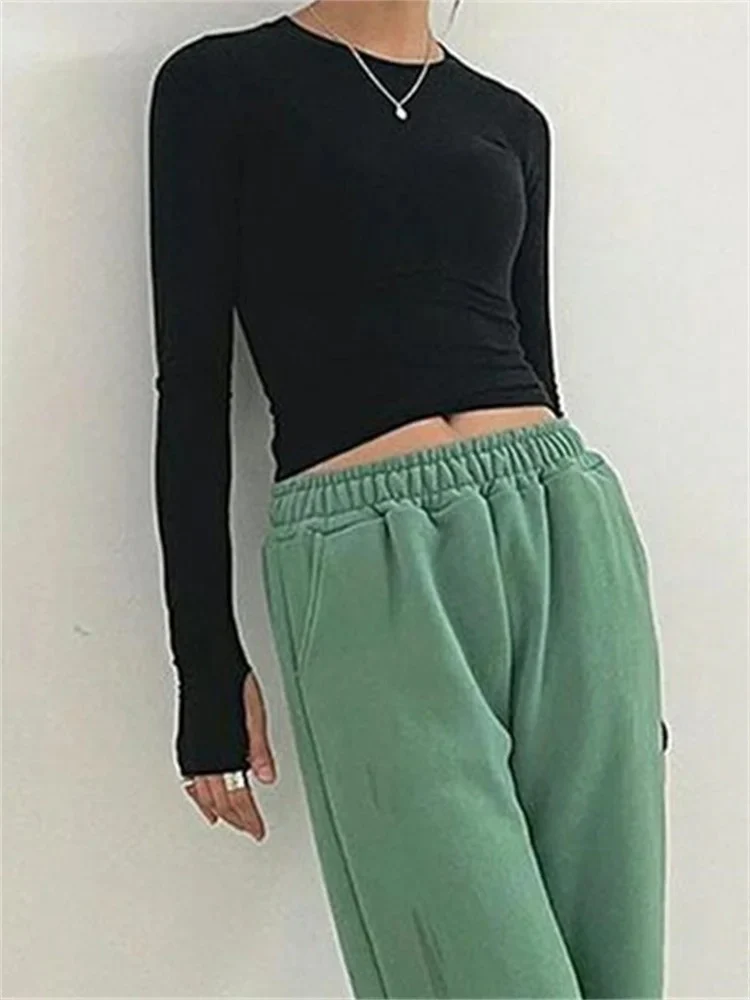 Naisten Slim Fit Round Neck Topit - Image 9